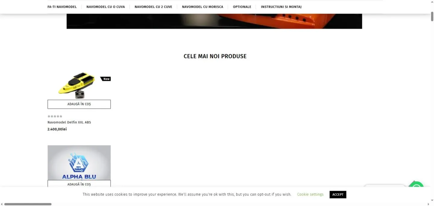 Lista de produse din vechiul magazin