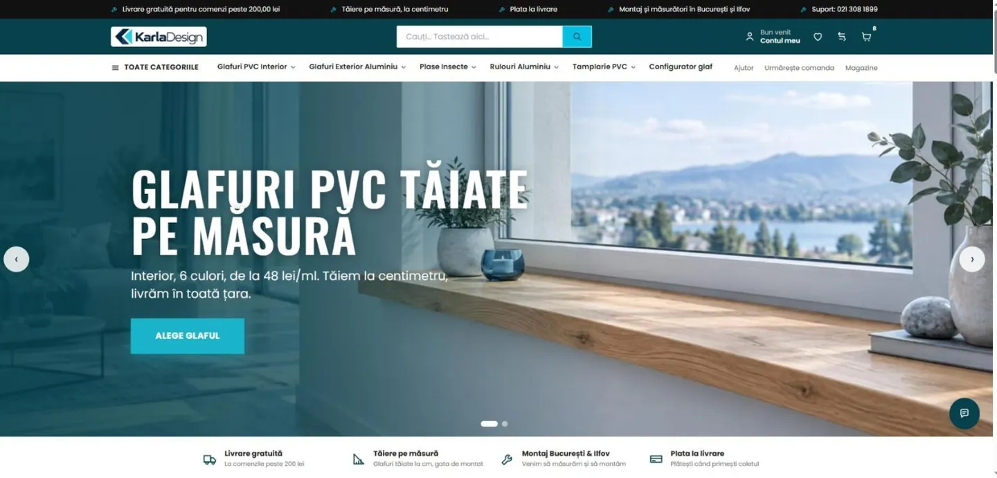 Karla Design: Glafuri și plase de insecte la comandă