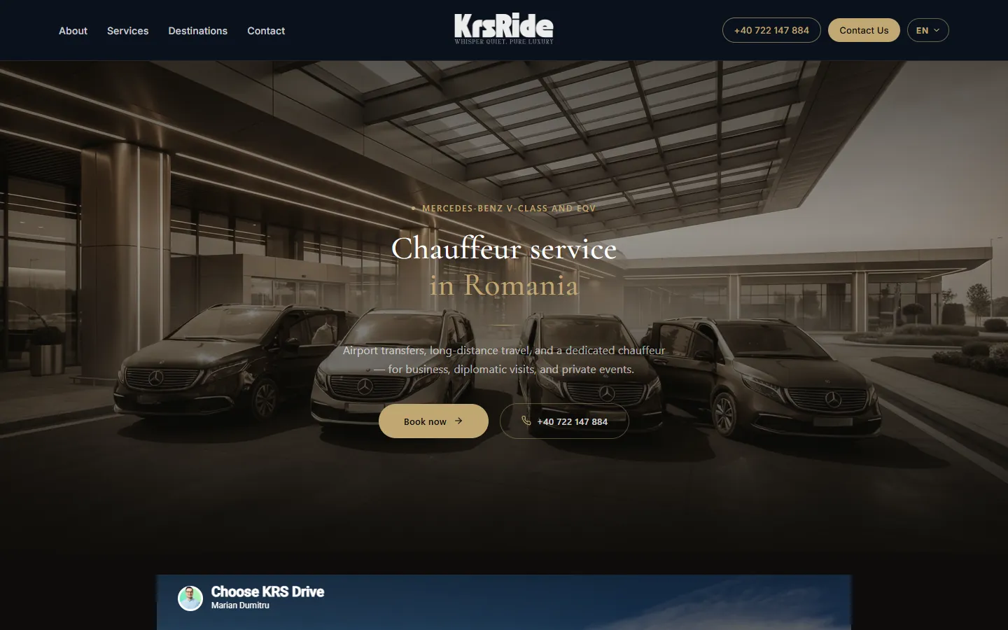 KRS Ride: Transfer premium cu șofer